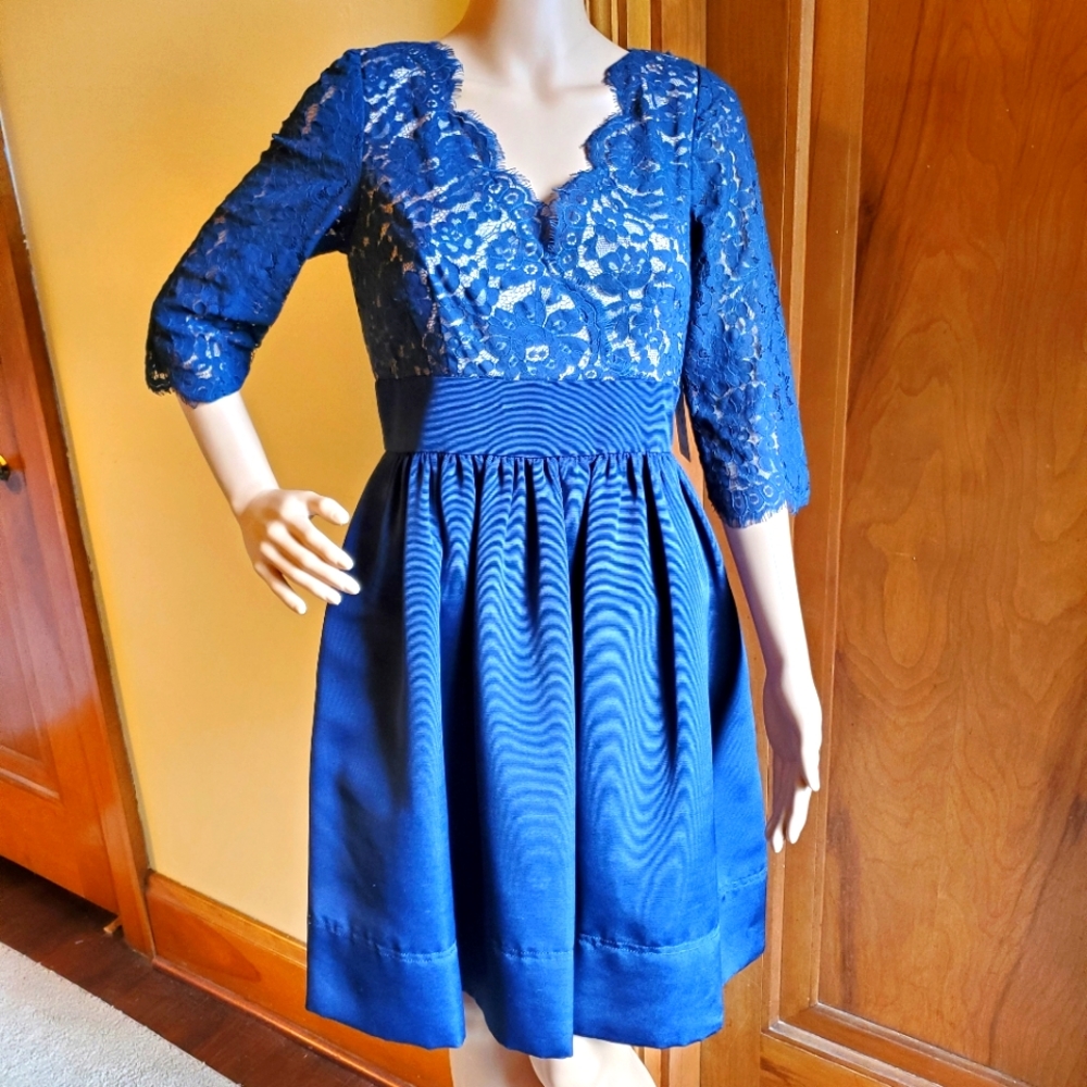 Eliza J Navy Blue Cocktail Dress Size 8